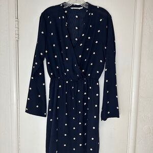 Knee length polka dot dress - All In Favor